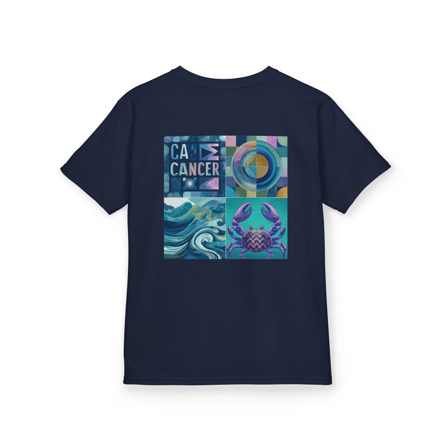 Kids Tee Cancer Zodiac Astrology Shirt