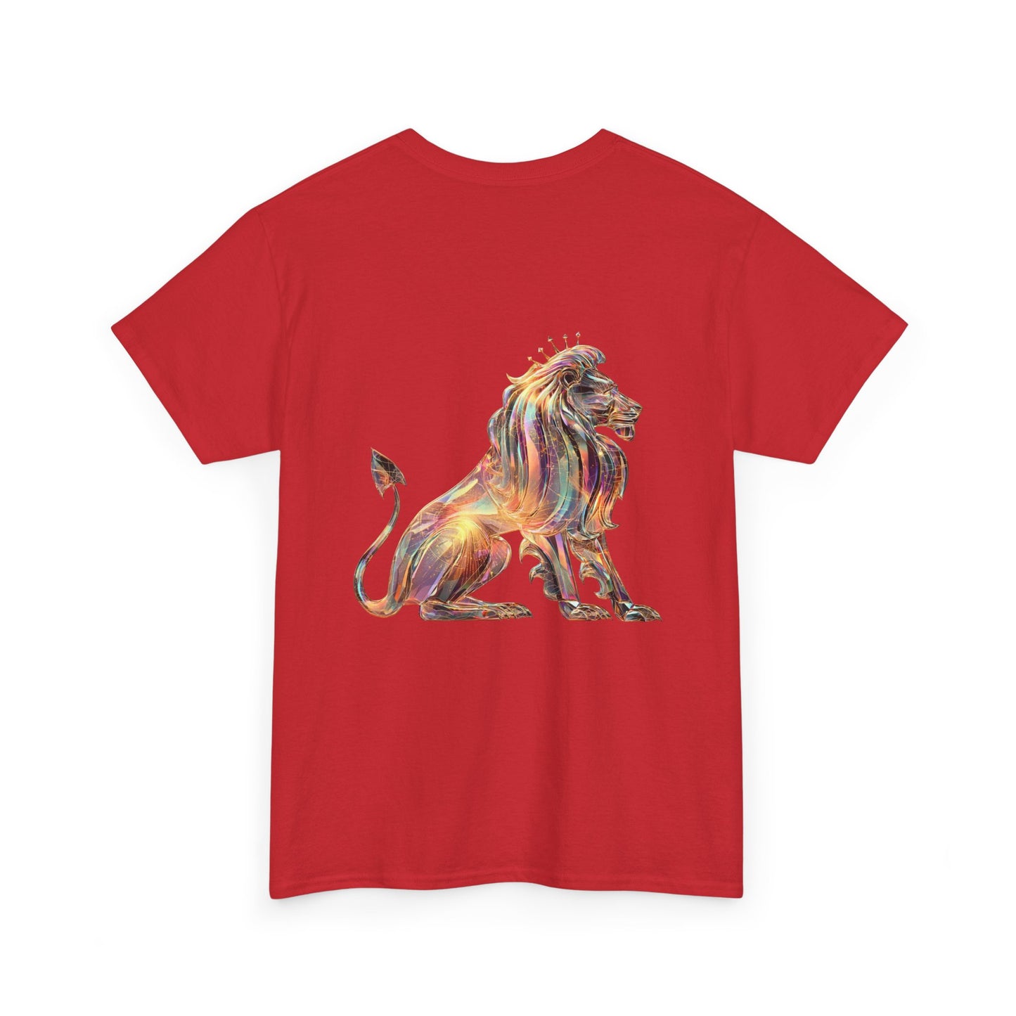 Fire Element Leo Unisex Tee | ♌ Brave Heart | Psychedelic Zodiac Shirt