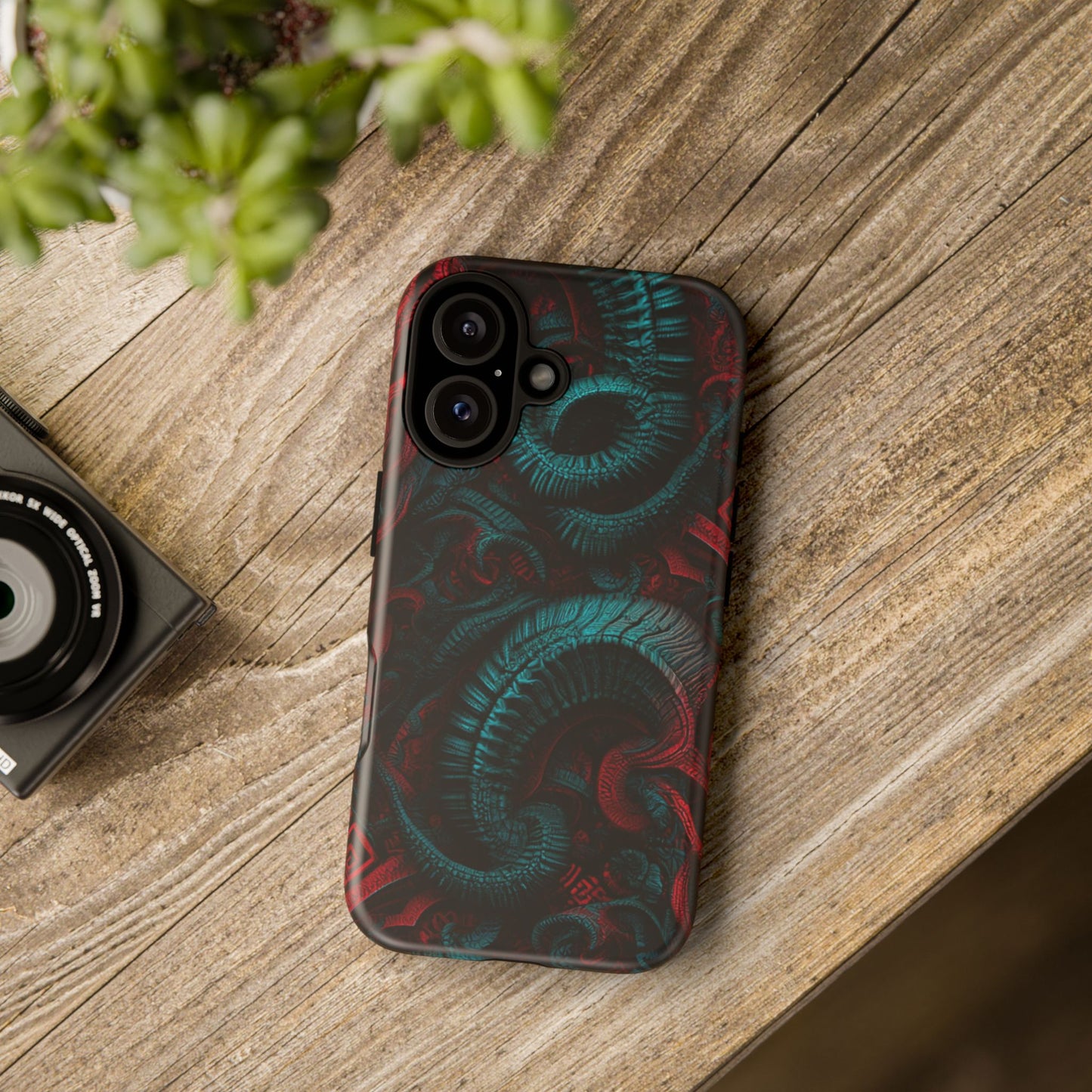 Air Element Gemini Tough Phone Case | ♊ Twin Currents | Psychedelic Protection