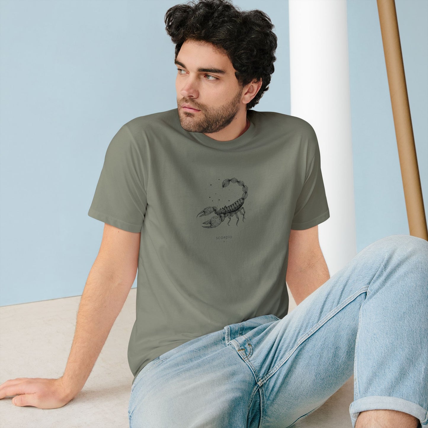 Scorpion Organic T-Shirt - Nature Lover's Apparel, Eco-Friendly Gift, Birthday Present, Casual Wear, Unique Design