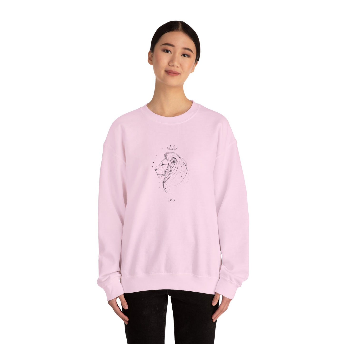 Majestic Lion Crewneck Sweatshirt | Casual Streetwear, Animal Lover Gift, Cozy Fall Style, Unisex Apparel, Inspirational Fashion