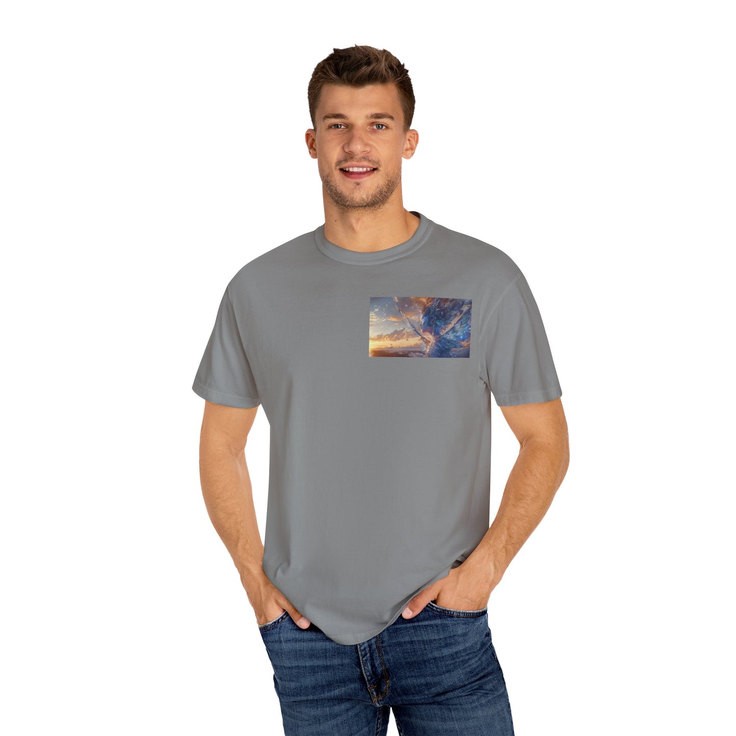 Artistic Unisex T-shirt with Ethereal Design, Casual Tee, Graphic Shirt, Gifts for Art Lovers, Fantasy Apparel, Everyday Wear