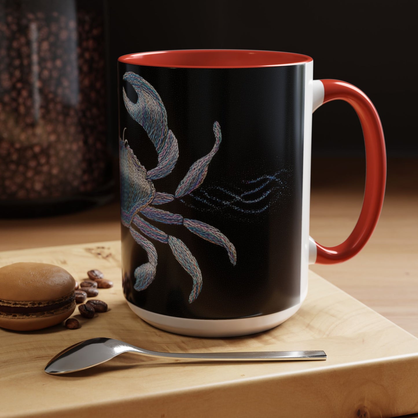 Water Element Cancer Mug | ♋ Cosmic Crab | Psychedelic Coffee Cup