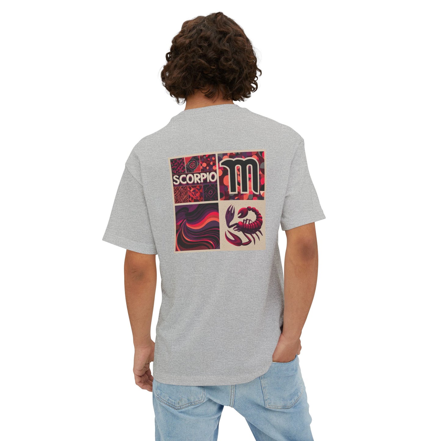 Scorpio Zodiac Boxy Tee, Unisex Graphic Tee, Astrology Shirt, Horoscope T-Shirt, Gift for Scorpio, Astrology Lover Tee