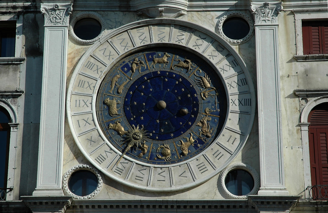 a large clock on the side of a building