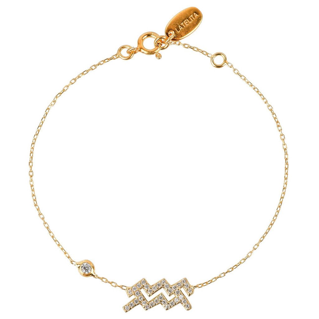 Zodiac Horoscope Star Sign Bracelet Aquarius