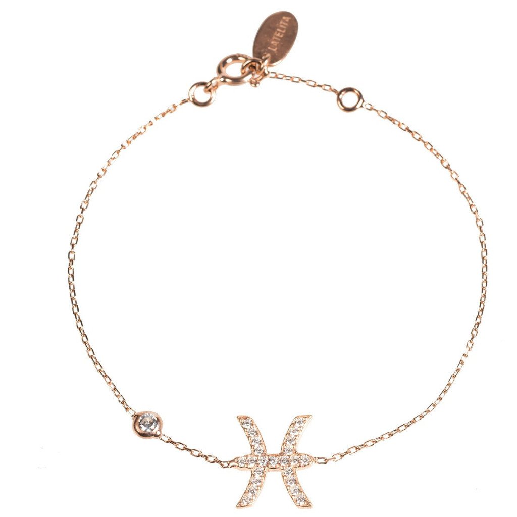 Zodiac Horoscope Star Sign Bracelet Pisces