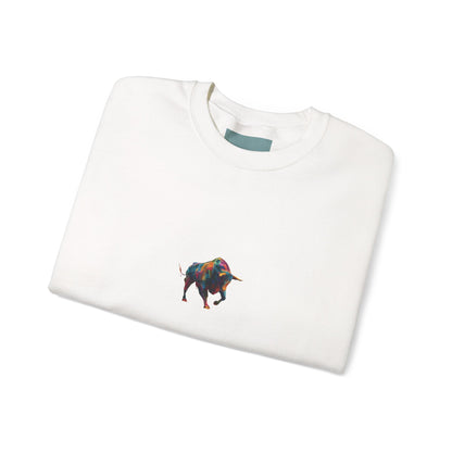 Colorful Bull Art Sweatshirt, Cozy Crewneck, Unisex Apparel, Unique Gift for Animal Lovers, Perfect for Casual Wear, Colorful Fashion [...]