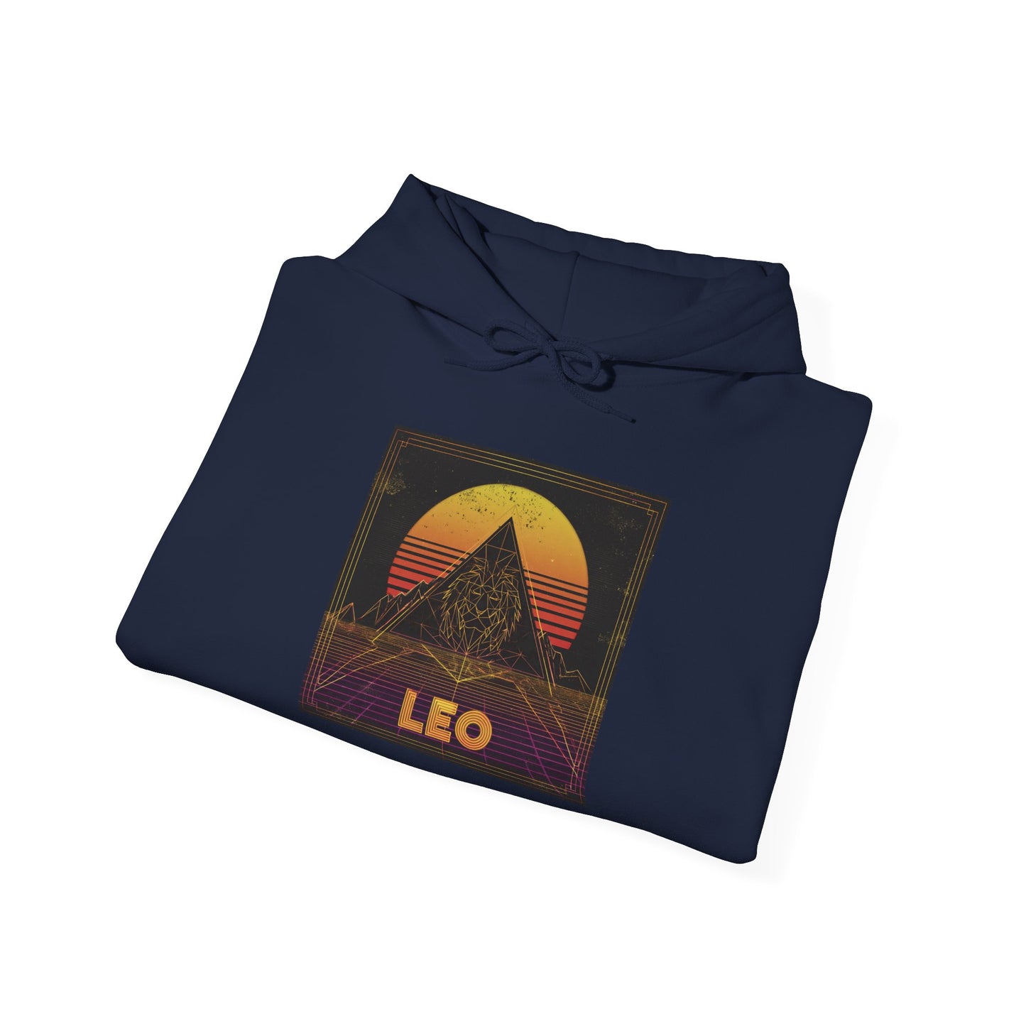 Leo Pyramid Hoodie - Unisex Zodiac Sweatshirt