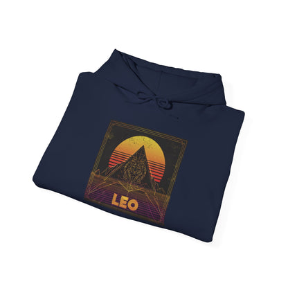 Leo Pyramid Hoodie - Unisex Zodiac Sweatshirt