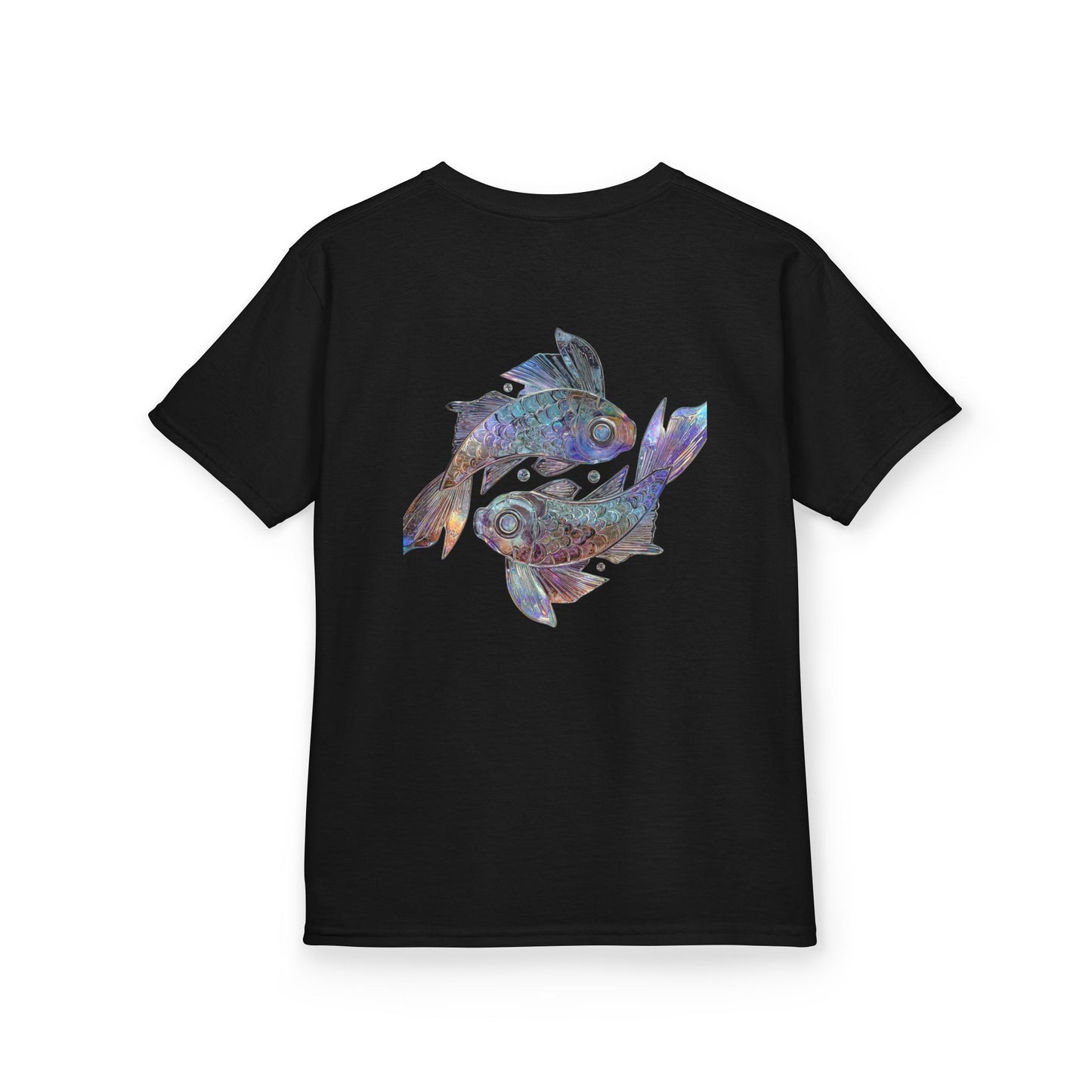 Water Element Pisces Kids Tee | ♓ Dream Flow | Psychedelic Youth Shirt