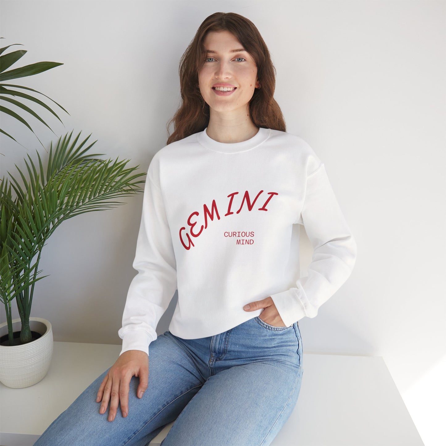 Gemini Zodiac Unisex Sweatshirt, Horoscope Astrology Gift, Twin Sign Graphic Jumper, Birthday Present, Celestial Constellation Clothing,