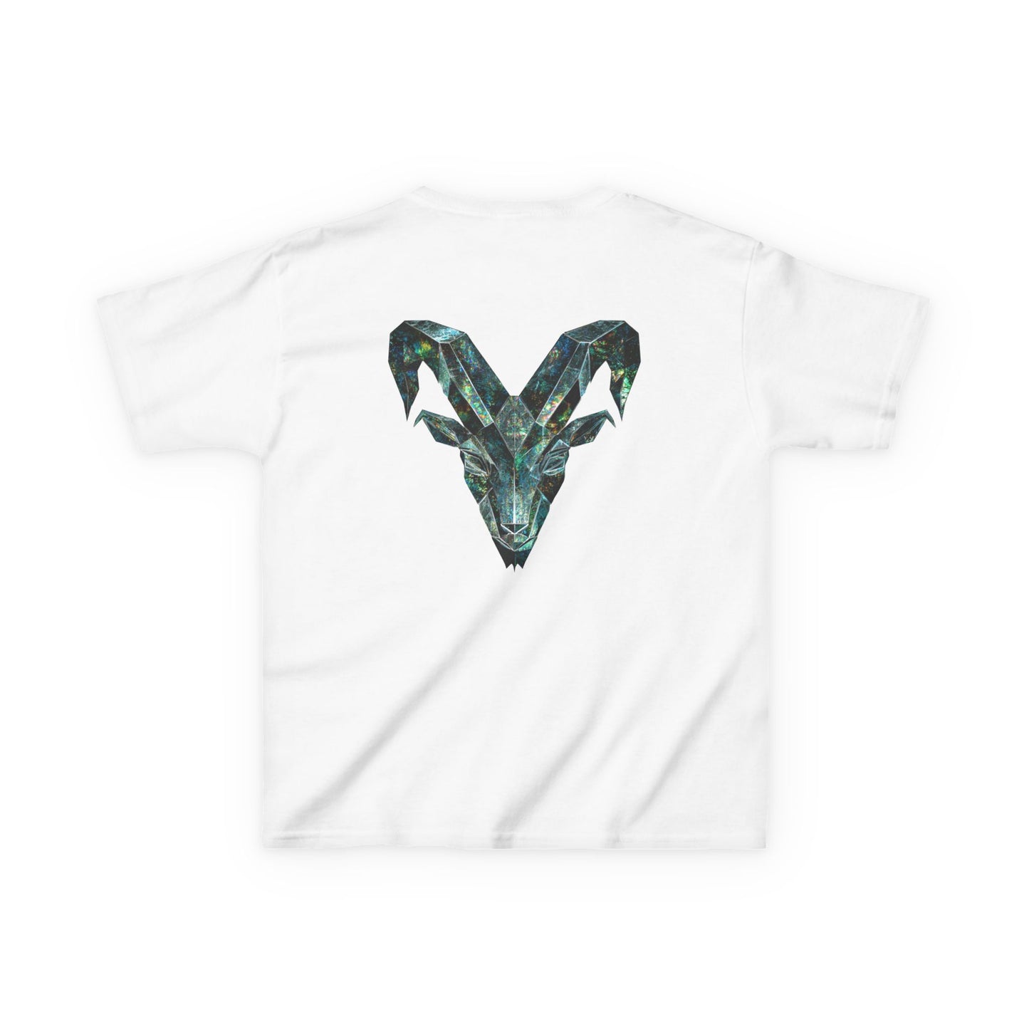 Earth Element Capricorn Kids Tee | ♑ Mountain Ram | Psychedelic Youth Shirt