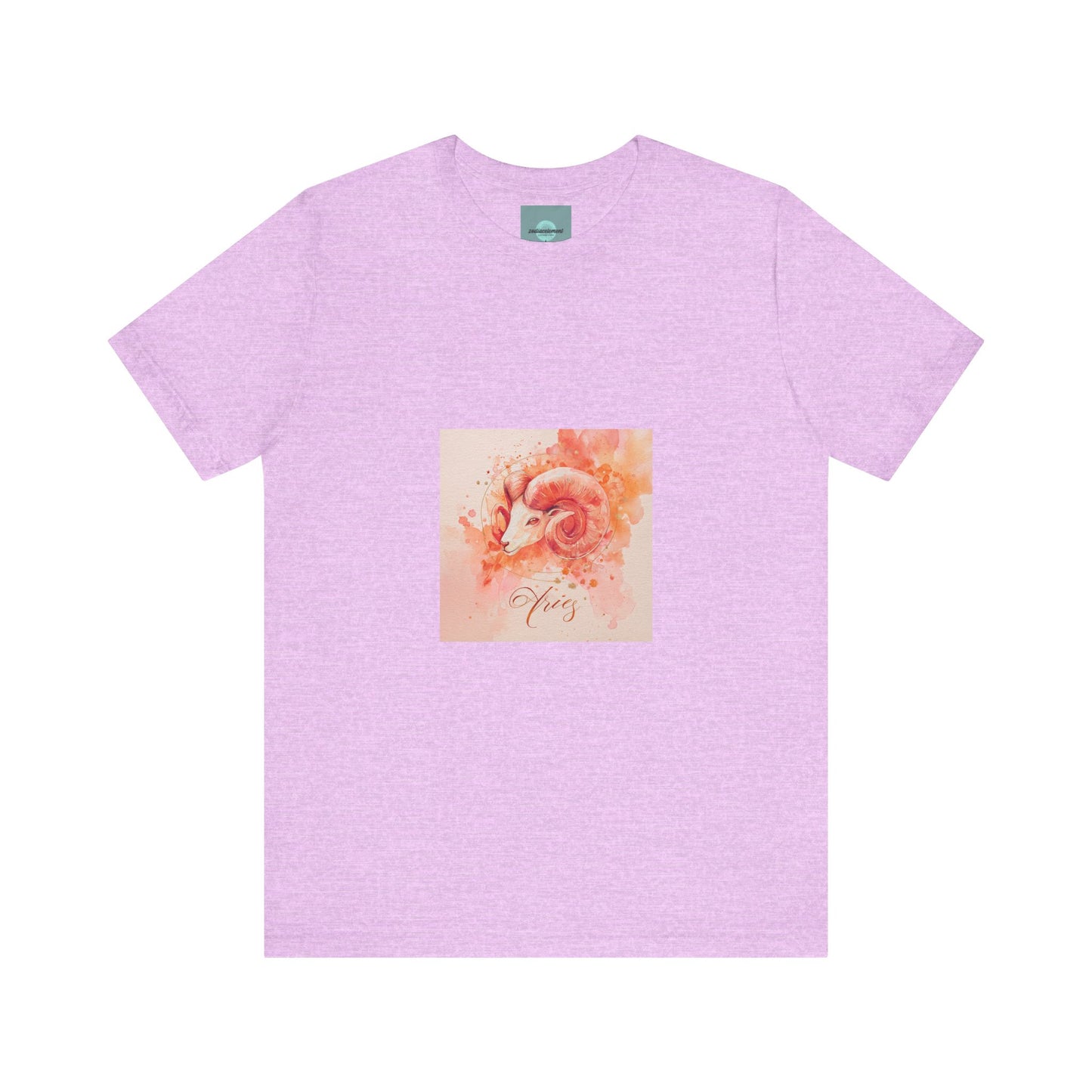 Aries Watercolor Tee, Aries Astrology Shirt, Unisex Zodiac Tee, Horoscope Gift, Astrology T-Shirt, Birthday Gift for Aries