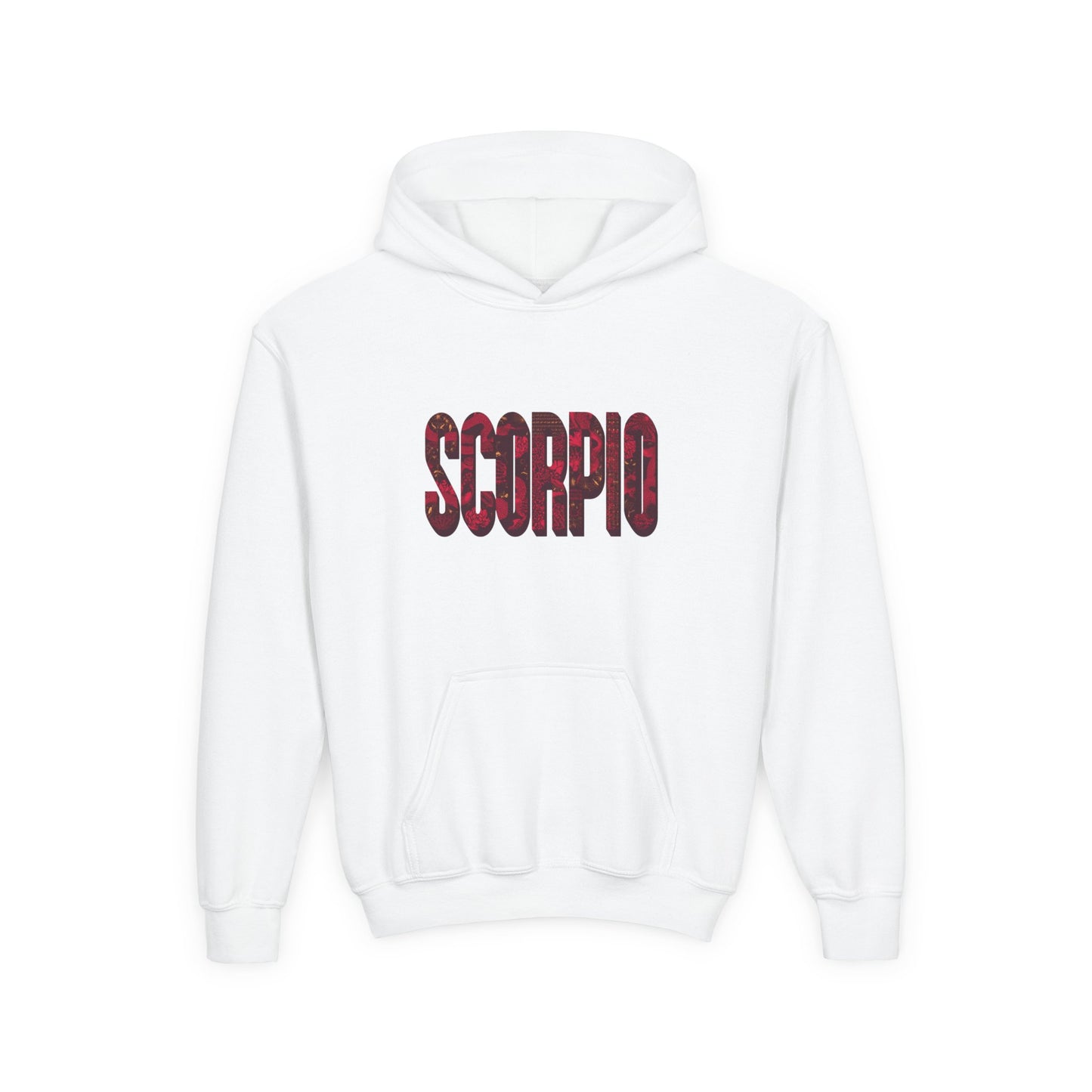 Scorpio Zodiac Hooded Sweatshirt for Teens | Astrology Gift, Horoscope Apparel, Birthday Present, Zodiac Lover, Cozy Outfit