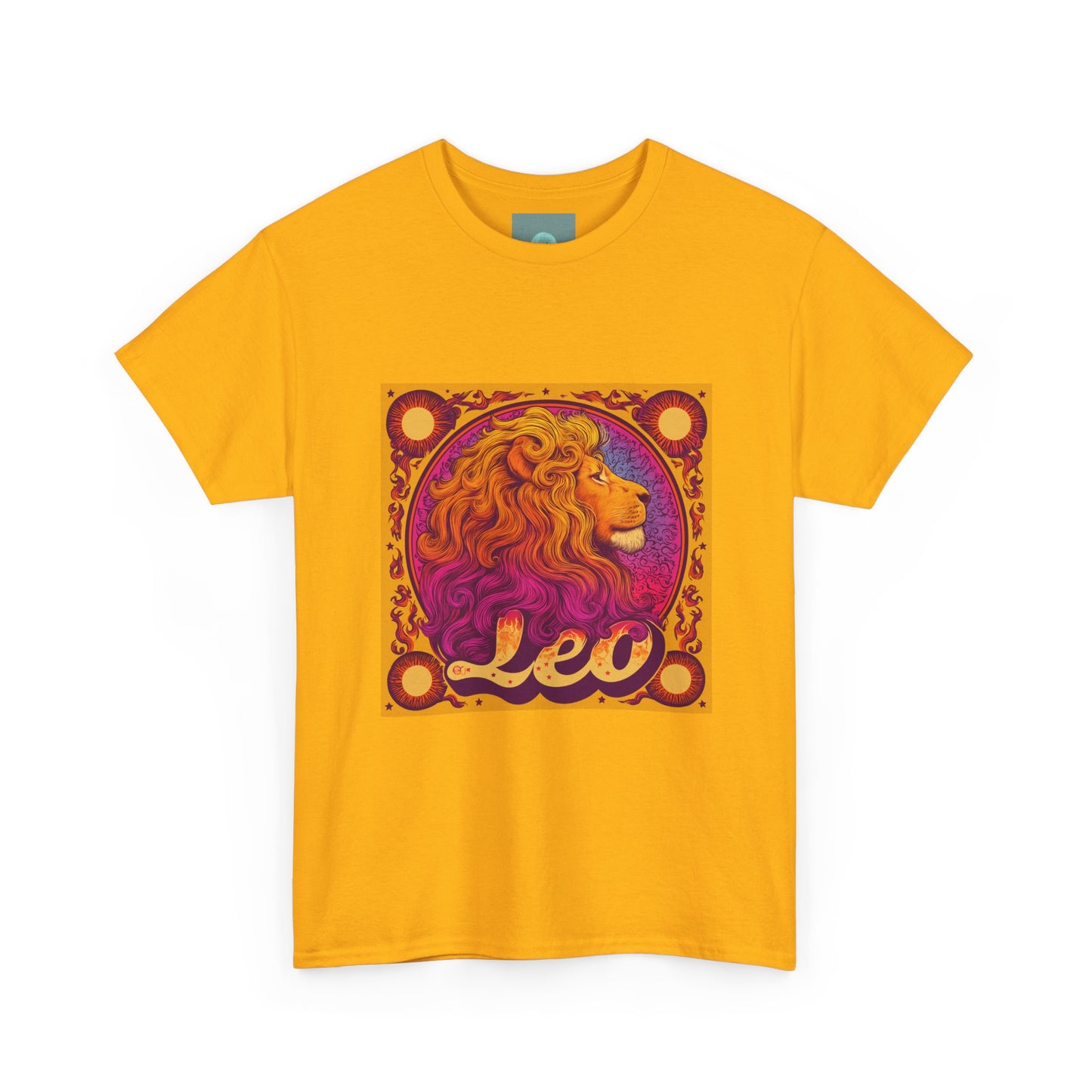 Leo Zodiac Tee - Unisex Heavy Cotton Tee, Astrology Shirt, Horoscope Gift, Leo Birthday Celebration, Casual Everyday Wear