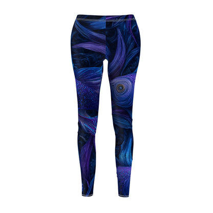 Water Element Pisces Leggings | ♓ Vibrant Artistic | Psychedelic Workout Tights