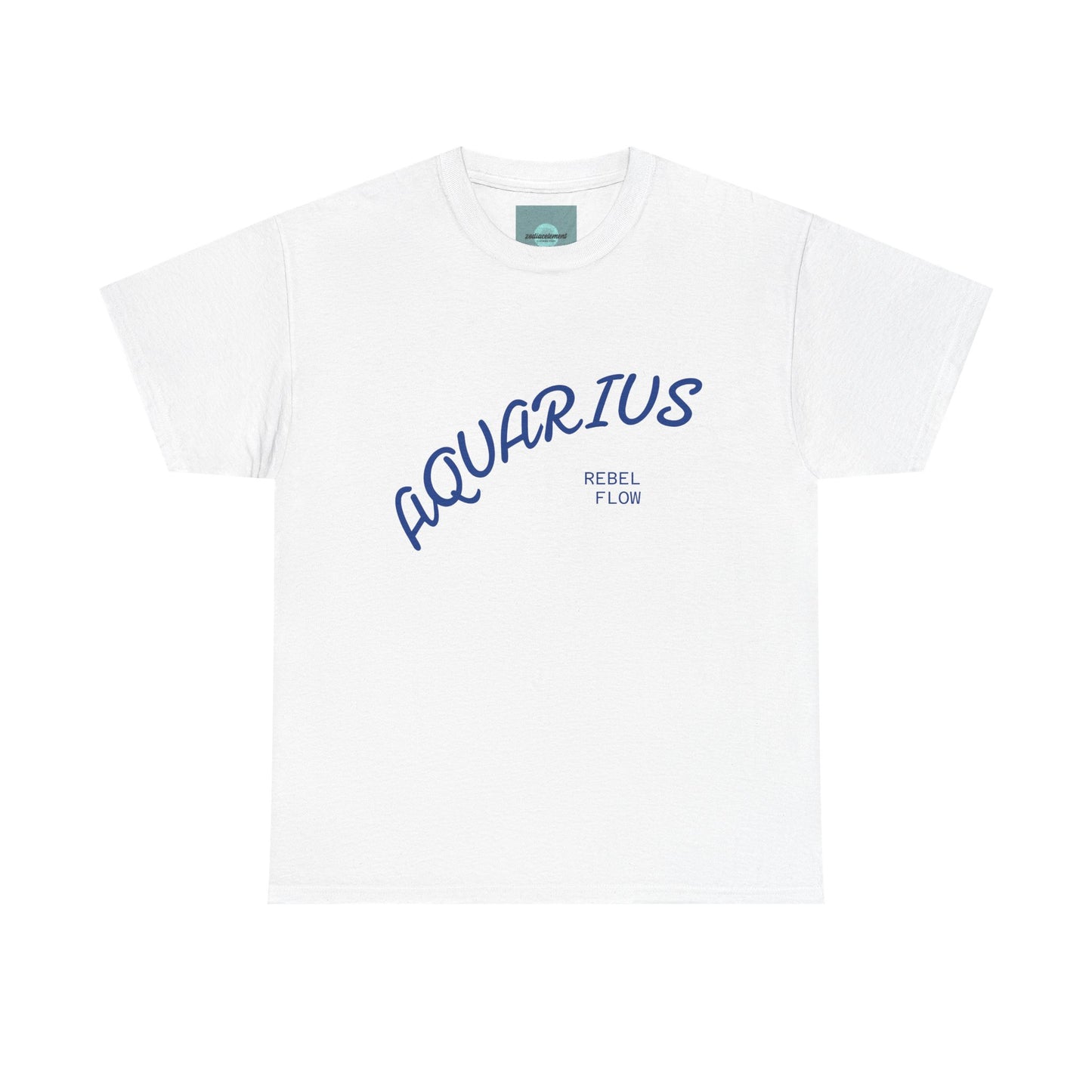 Air Element Aquarius Unisex Tee | ♒ Rebel Flow | Psychedelic Zodiac Shirt