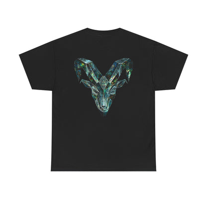 Earth Element Capricorn Unisex Tee | ♑ Mountain Ram | Psychedelic Zodiac Shirt