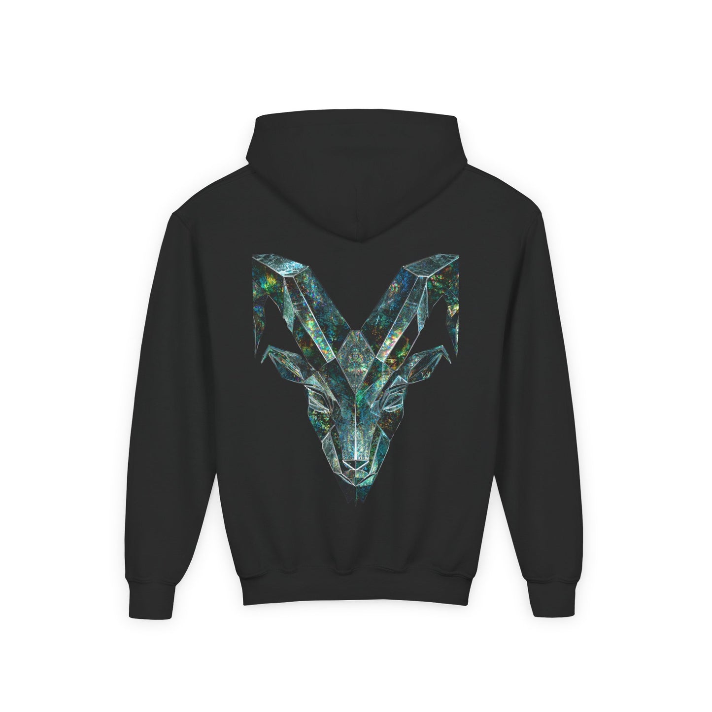 Earth Element Capricorn Hooded Sweatshirt | ♑ Mountain Ram | Psychedelic Zodiac Hoodie