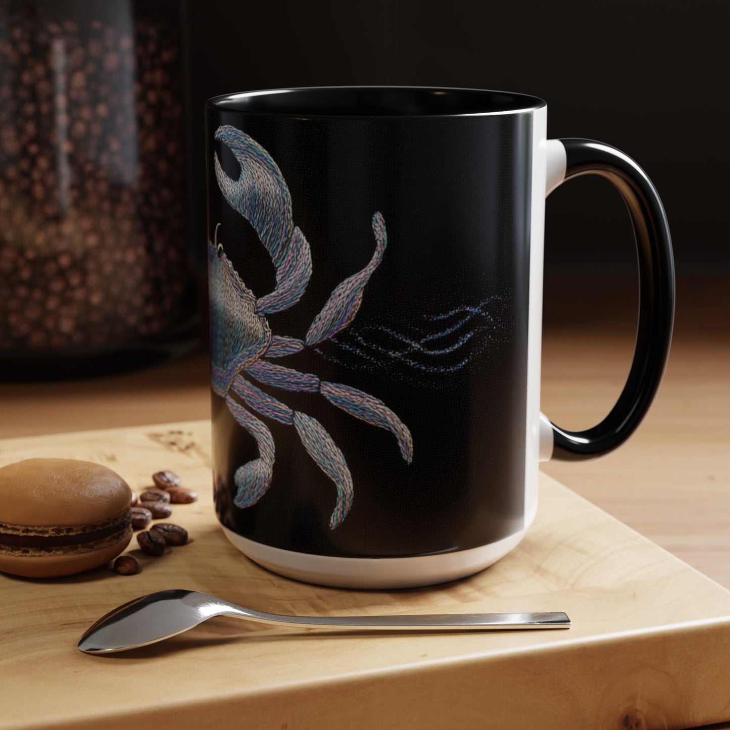 Water Element Cancer Mug | ♋ Cosmic Crab | Psychedelic Coffee Cup