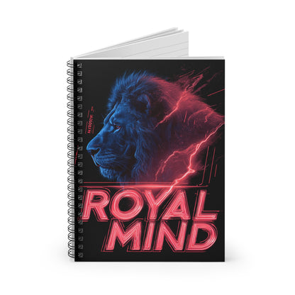 Fire Element Leo Notebook | ♌ Bold Royal Mind | Psychedelic Spiral Journal