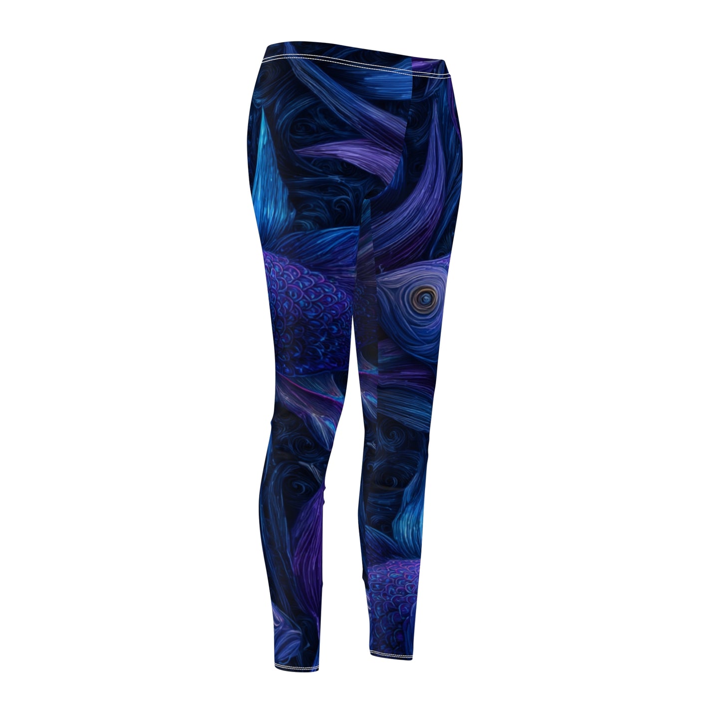 Water Element Pisces Leggings | ♓ Vibrant Artistic | Psychedelic Workout Tights