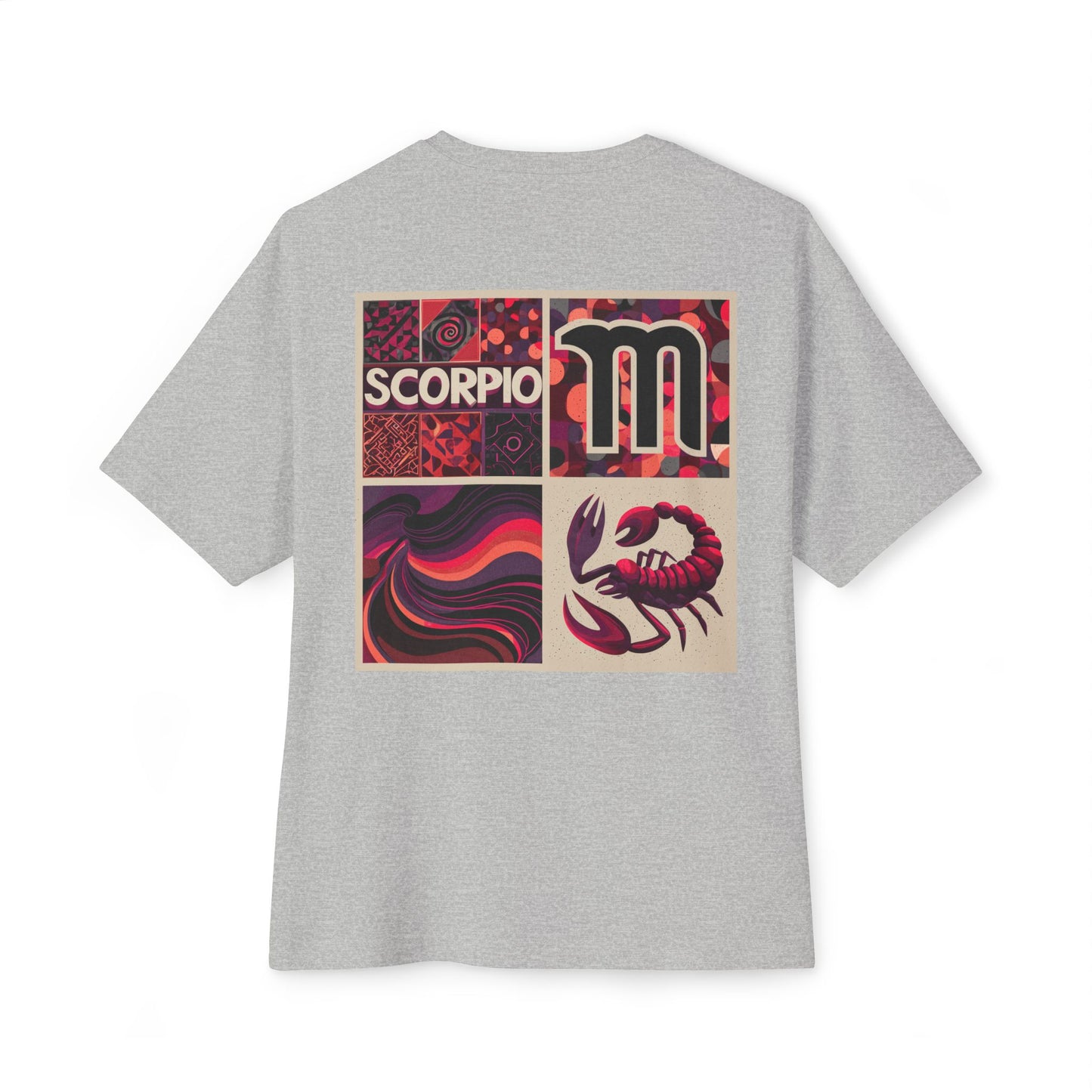 Scorpio Zodiac Boxy Tee, Unisex Graphic Tee, Astrology Shirt, Horoscope T-Shirt, Gift for Scorpio, Astrology Lover Tee