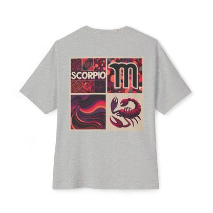 Scorpio Zodiac Boxy Tee, Unisex Graphic Tee, Astrology Shirt, Horoscope T-Shirt, Gift for Scorpio, Astrology Lover Tee