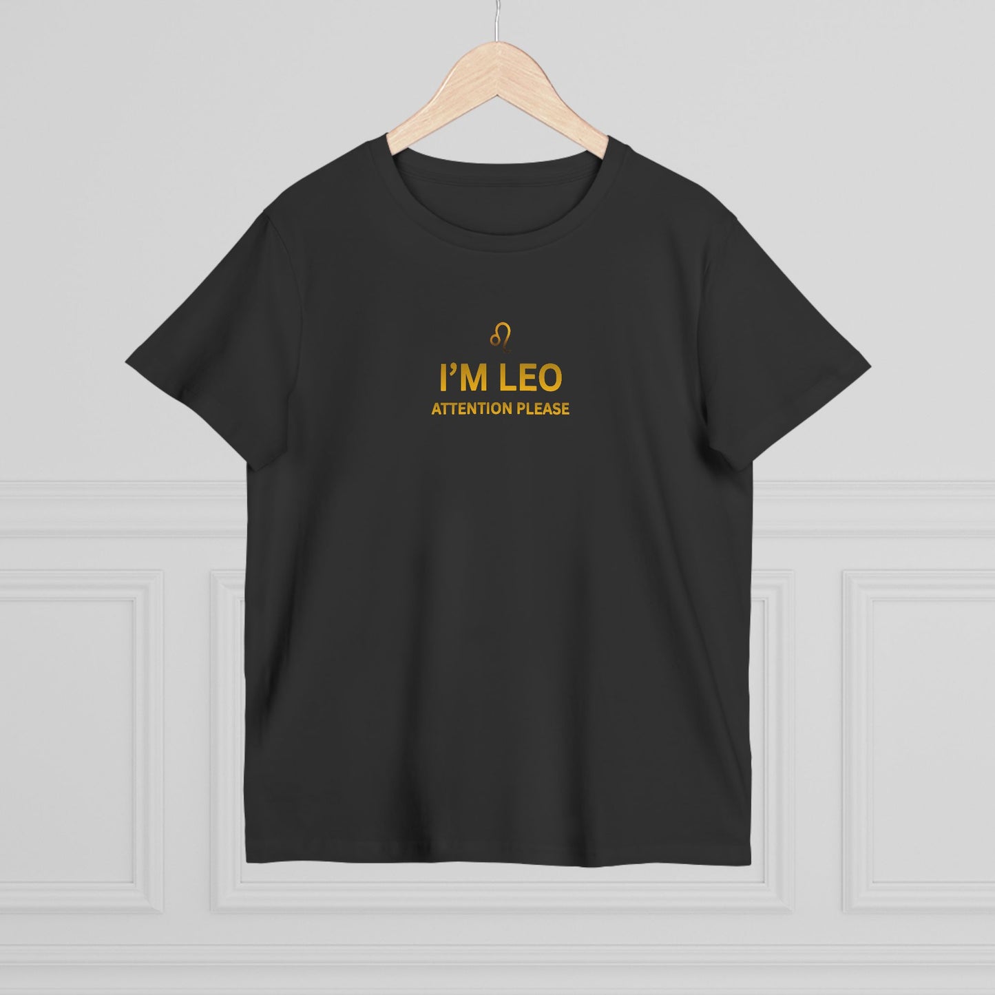 Leo Zodiac Tee — "I'M LEO Attention Please" Women's Astrology Shirt