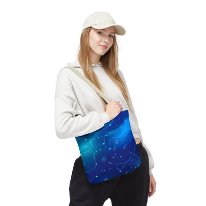 Celestial Tote Bag, Cosmic Tote, Universe Shopper, Astral Bag, Galaxy Gift, Starry Accessory