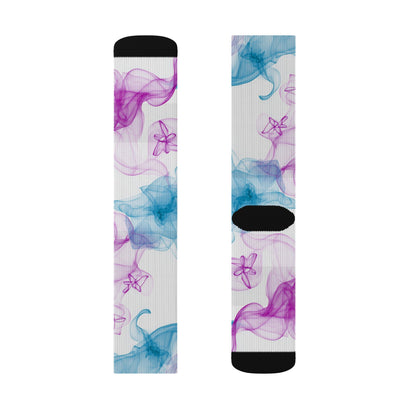 Artistic Sublimation Socks with Colorful Smoke Design, Gift for Sock Lovers, Fashionable Women's Accessories, Unique Gift for [...]