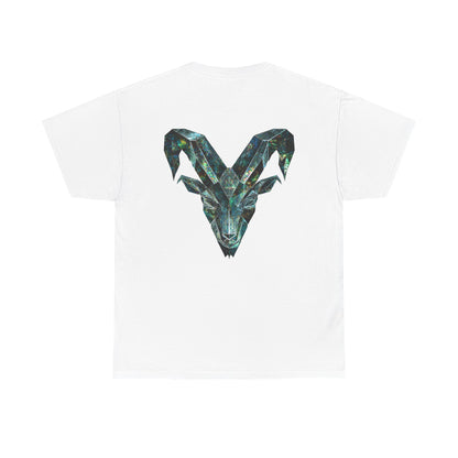 Earth Element Capricorn Unisex Tee | ♑ Mountain Ram | Psychedelic Zodiac Shirt
