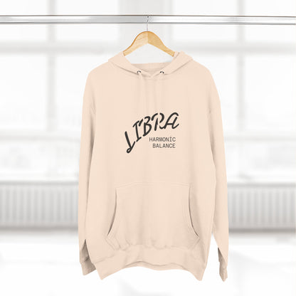Air Element Libra Fleece Hoodie | ♎ Harmony Scales | Psychedelic Zodiac Sweatshirt