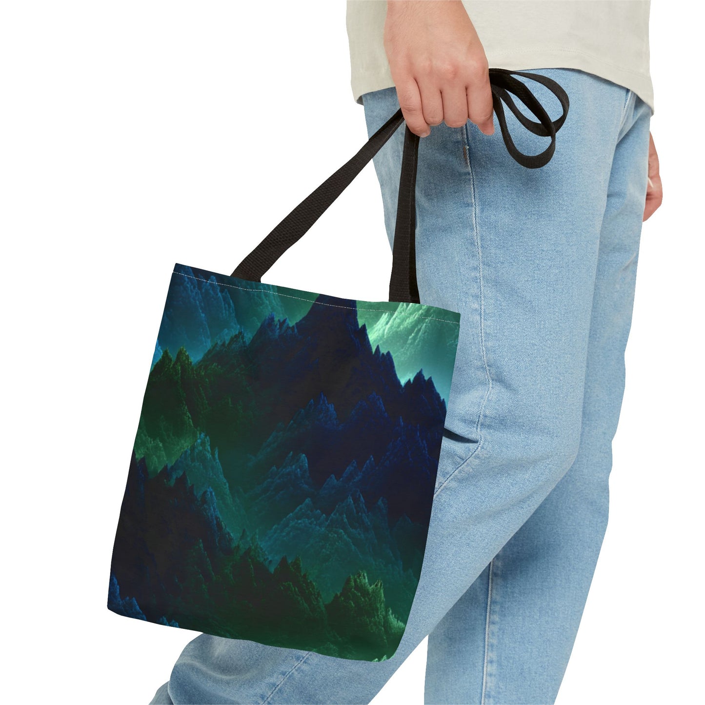 Earth Element Capricorn Tote Bag | ♑ Mystical Mountain | Psychedelic Carryall
