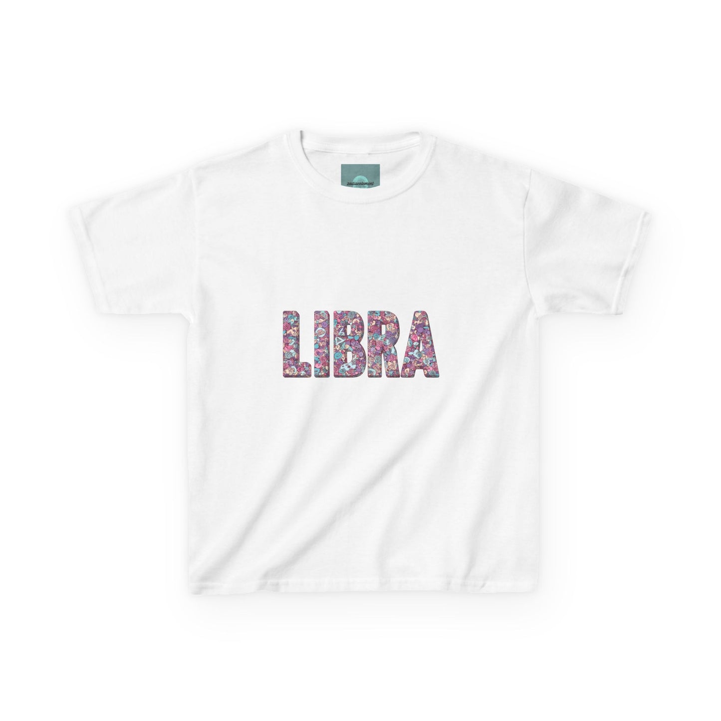 Colorful Libra Kids Tee - Perfect Birthday Gift, Astrology Tee, Zodiac Apparel, Fun Kids Wear, Cute Graphic Shirt, Libra Season