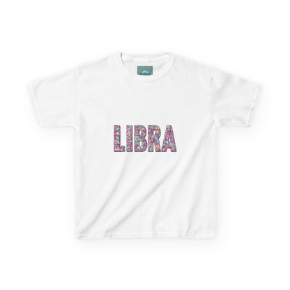 Colorful Libra Kids Tee - Perfect Birthday Gift, Astrology Tee, Zodiac Apparel, Fun Kids Wear, Cute Graphic Shirt, Libra Season