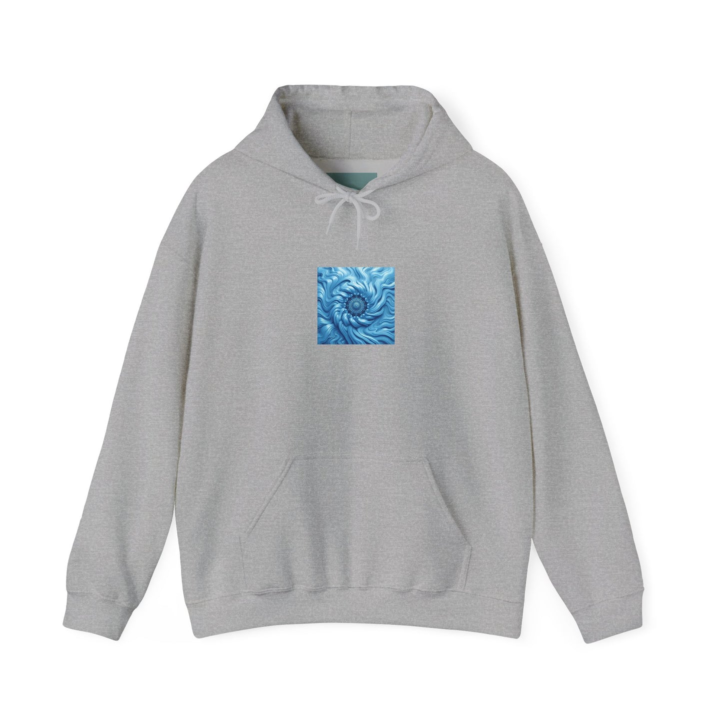 Ocean Swirl Hoodie - Cozy Unisex Sweatshirt for Artsy Souls, Perfect for Gift-Giving, Relaxation, and Casual Wear
