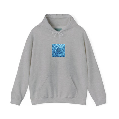 Ocean Swirl Hoodie - Cozy Unisex Sweatshirt for Artsy Souls, Perfect for Gift-Giving, Relaxation, and Casual Wear
