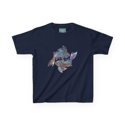 Water Element Pisces Kids Tee | ♓ Mystical Fish | Psychedelic Youth Shirt