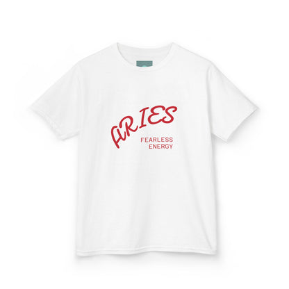 Aries Kids Tee - Fearless Energy, Astrology Shirt, Birthday Gift, Zodiac Sign Apparel, Cute Graphic Tee