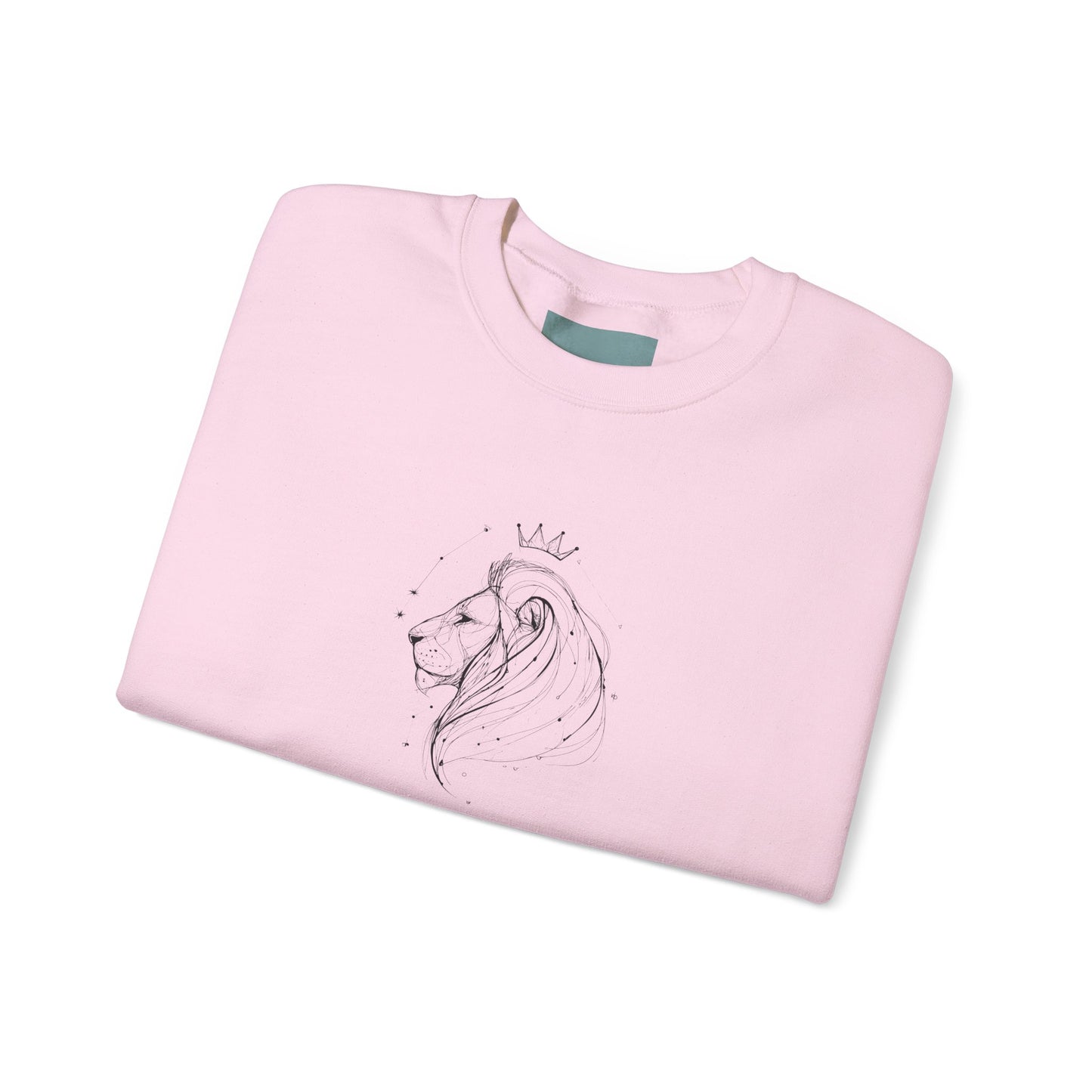 Majestic Lion Crewneck Sweatshirt | Casual Streetwear, Animal Lover Gift, Cozy Fall Style, Unisex Apparel, Inspirational Fashion