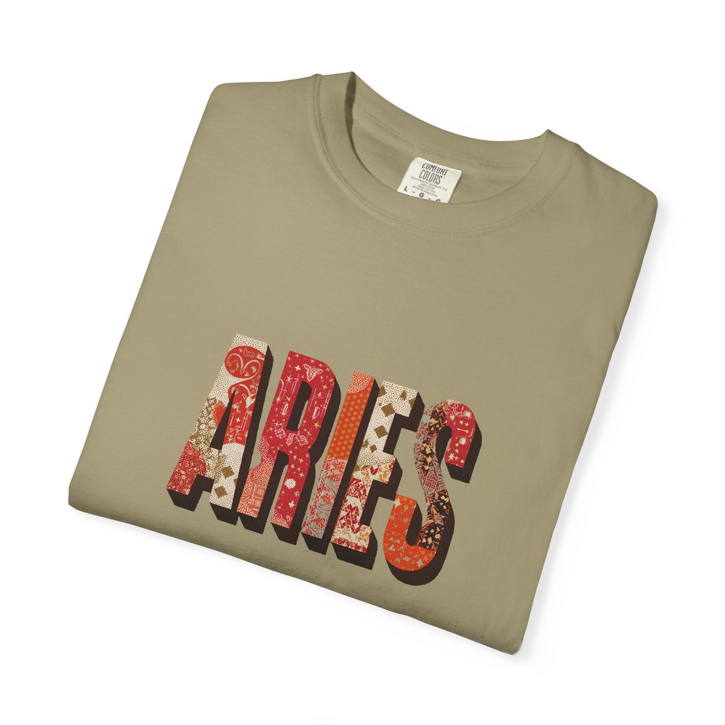 Aries Inspired Unisex Garment-Dyed T-Shirt | Astrology Gift, Zodiac Tee, Birthday Apparel, Horoscope Shirt