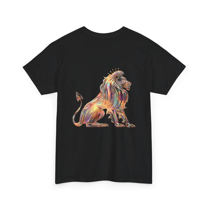 Fire Element Leo Unisex Tee | ♌ Brave Heart | Psychedelic Zodiac Shirt