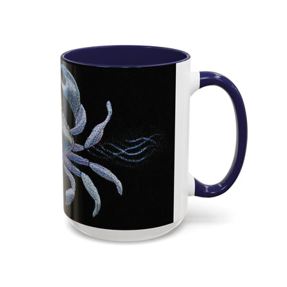 Mug, Cancer Zodiac Coffee Cup, Horoscope Tea Mug, Astrology Gift, Constellation Design, Birthday Present, Ceramic Mug