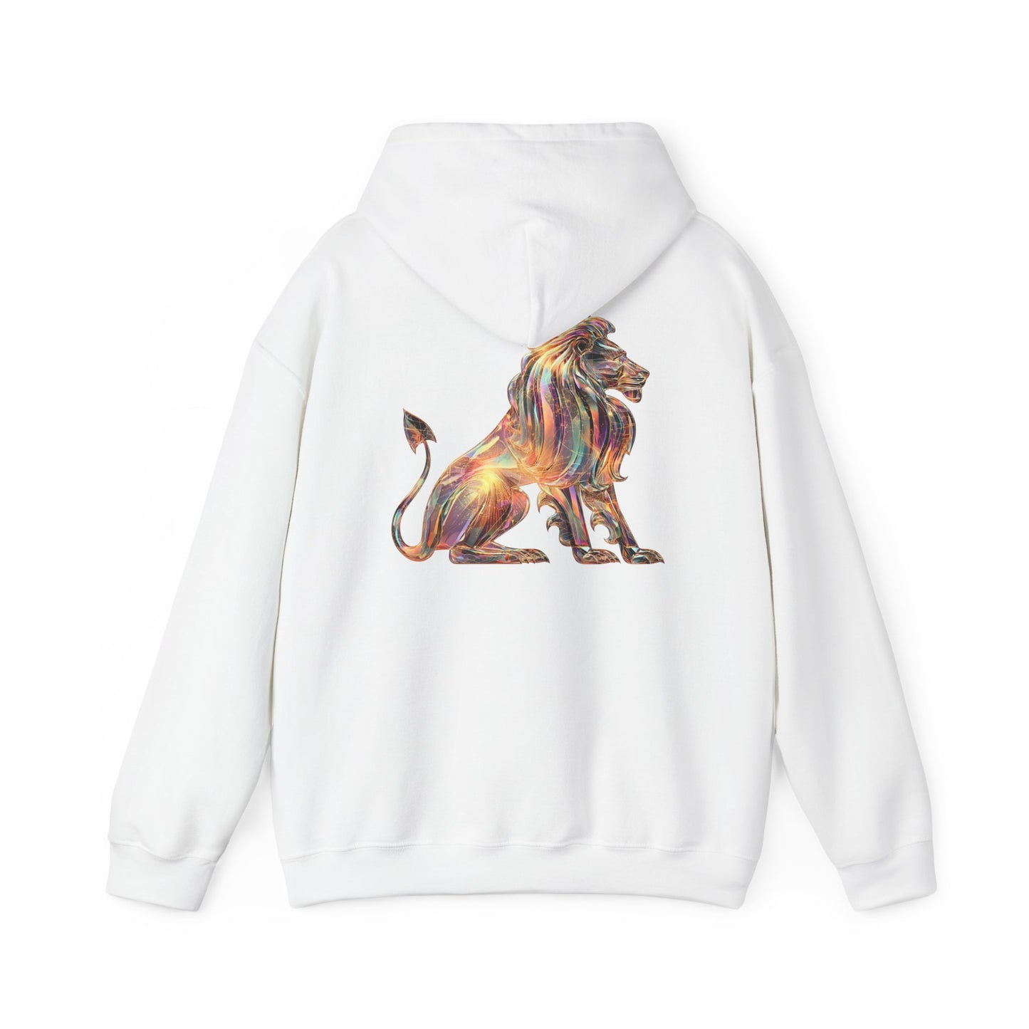 Fire Element Leo Hooded Sweatshirt | ♌ Brave Heart | Psychedelic Zodiac Hoodie