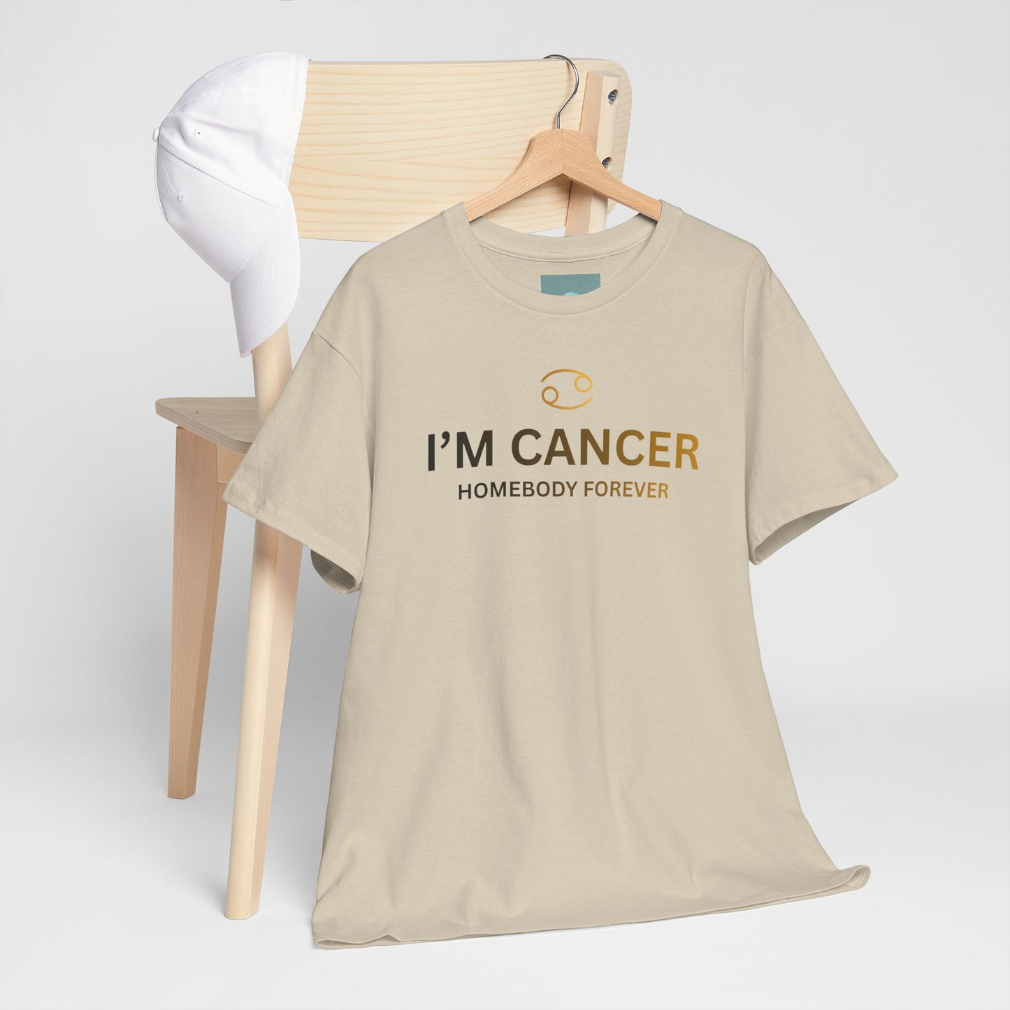 Cancer Zodiac Homebody Forever Tee | Astrology Moon Graphic T-Shirt