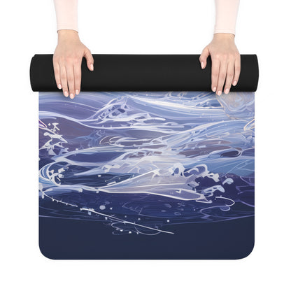 Celestial Crab Rubber Yoga Mat | Unique Meditation Gift, Non-slip Fitness Mat, Perfect for Home & Studio, Yoga Enthusiasts, Astrology Lover