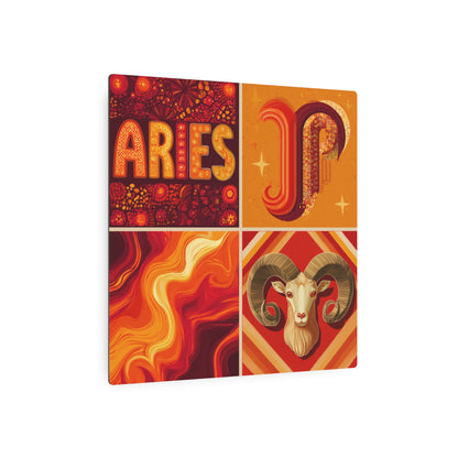 Astrological Aries Metal Art Sign | Zodiac Decor, Astrology Gift, Home Wall Art, Aries Birthday Gift, Unique Metal Wall Decor
