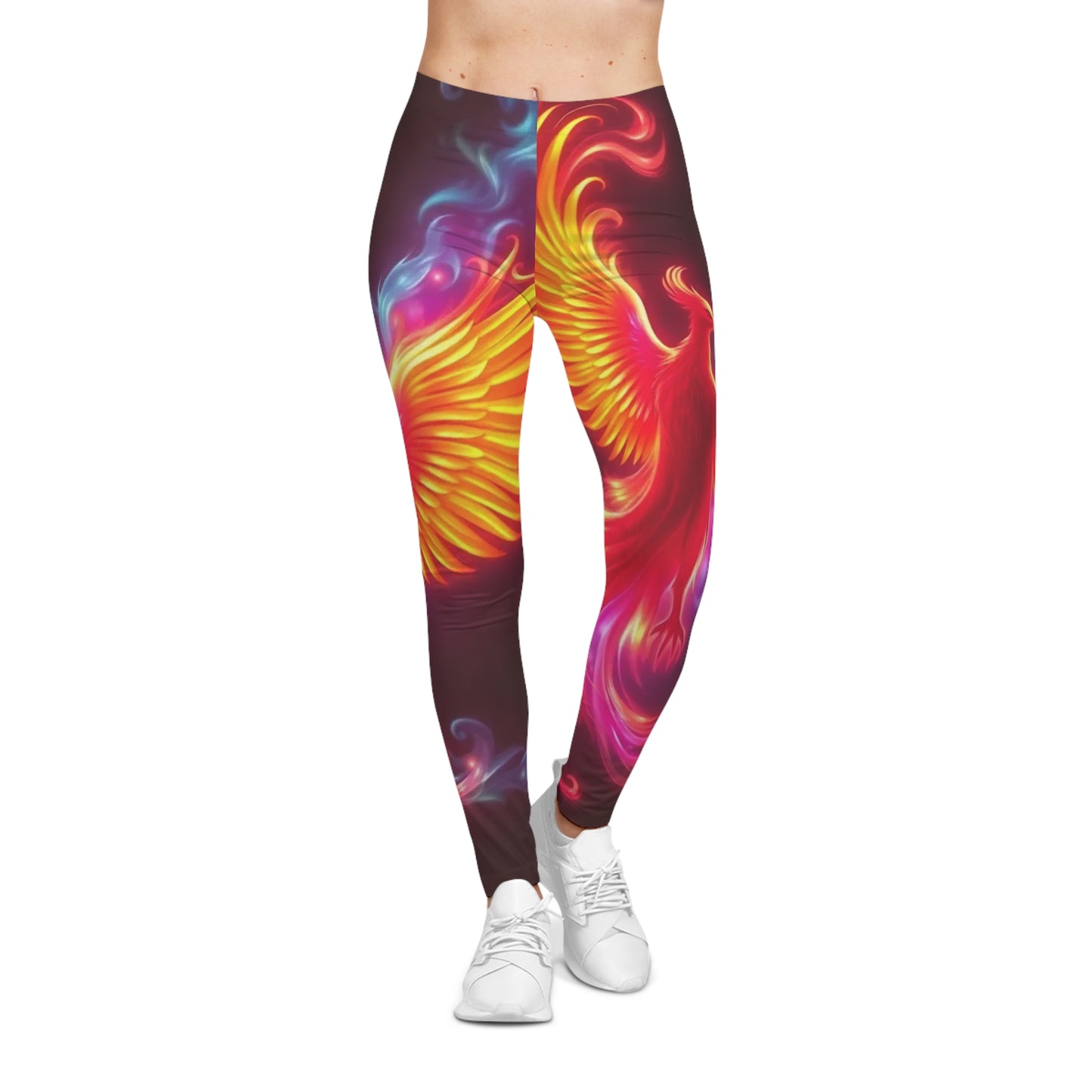 Phoenix Fire Leggings - Women's Vibrant Yoga Pants